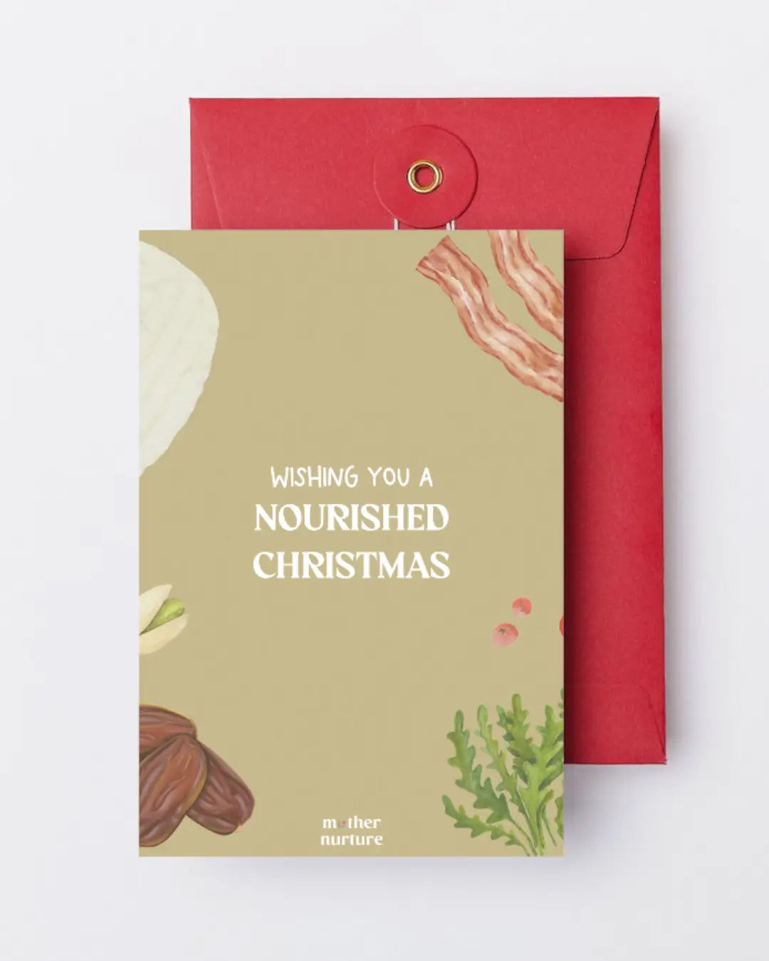 Nourished Christmas | 5er-Weihnachtskarten-Set