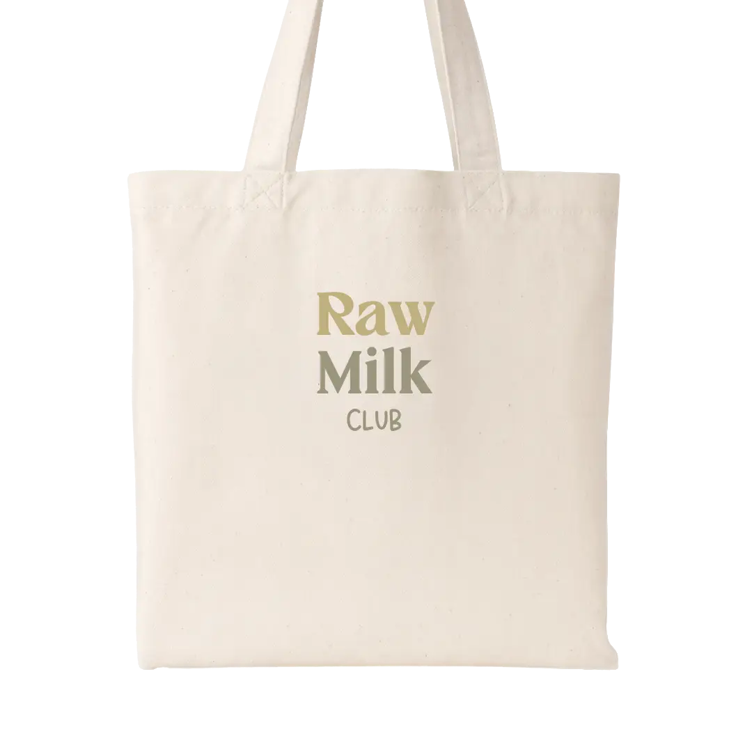 Raw Milk Club | Bio-Baumwolltasche