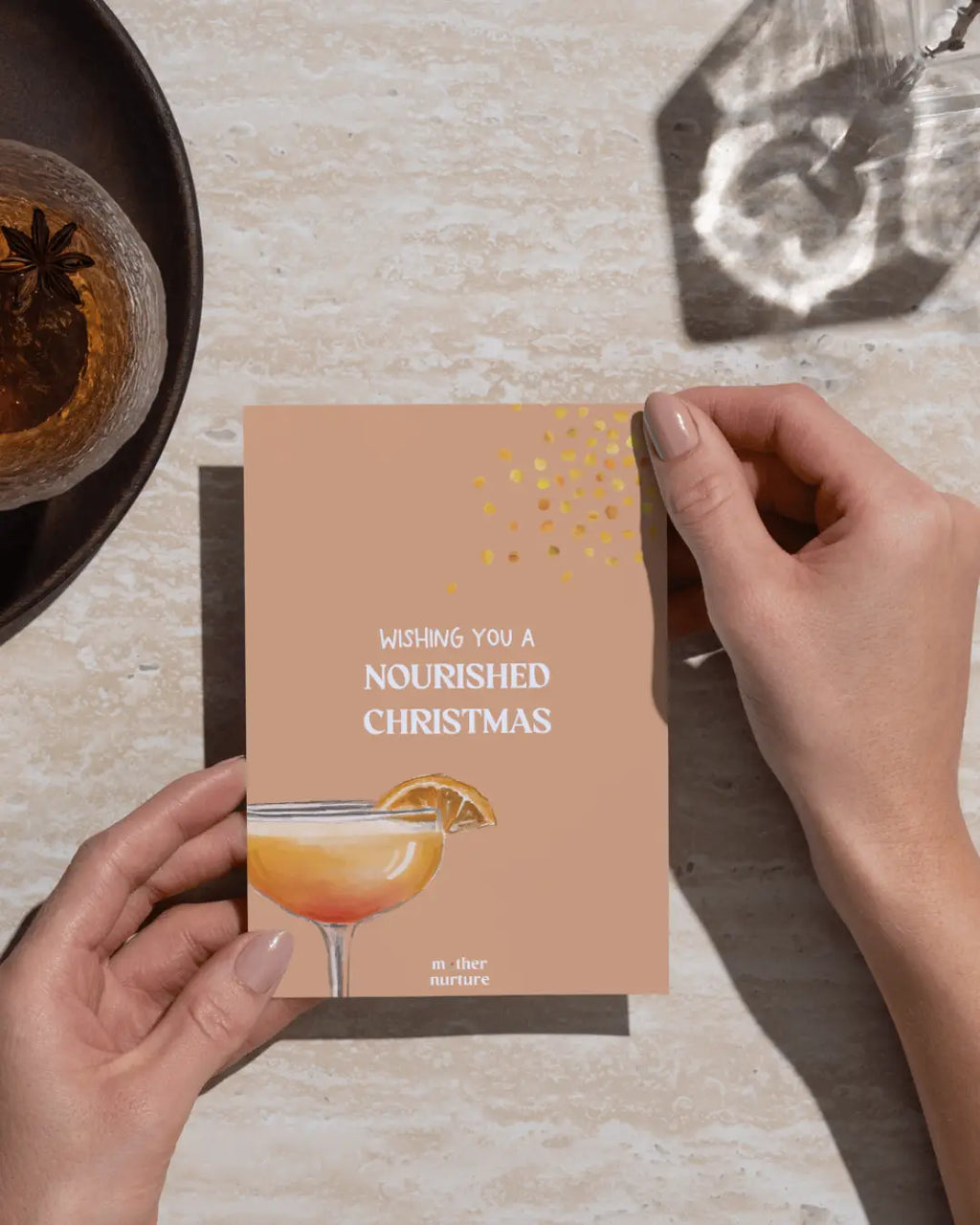 Nourished Christmas | 5er-Weihnachtskarten-Set