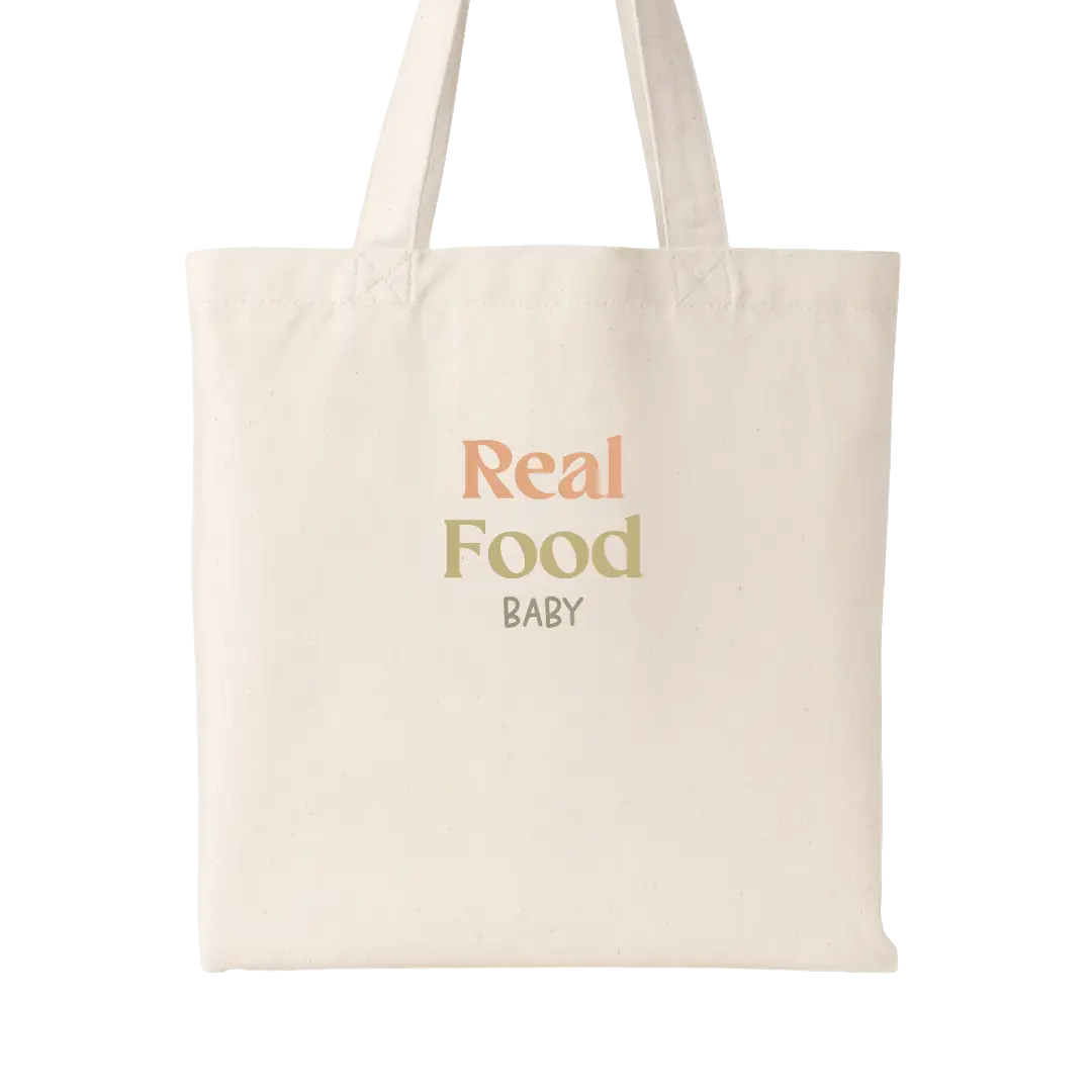 Real Food Baby | Bio-Baumwolltasche
