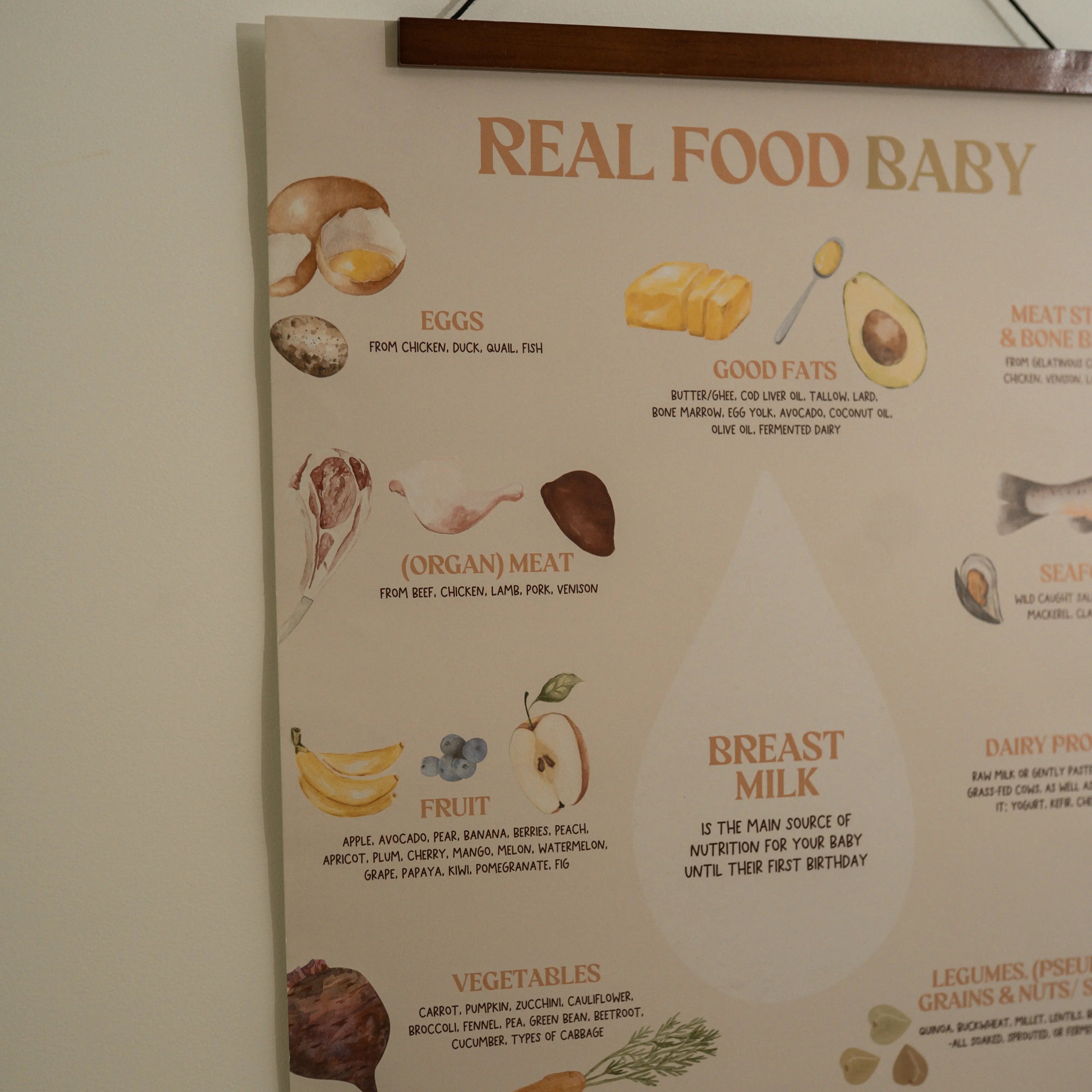 Real Food Baby Poster CloseUp